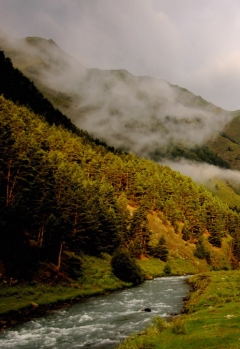 gruzja - Krajobraz Tuszeckiego Parku Narodowego