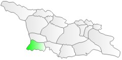 Gruzja, pooenie regionu Adaria