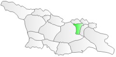 Gruzja, pooenie regionu Mtiuletia