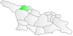 Gruzja, pooenie regionu Swanetia