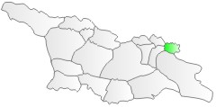 Gruzja, pooenie regionu Tuszetia